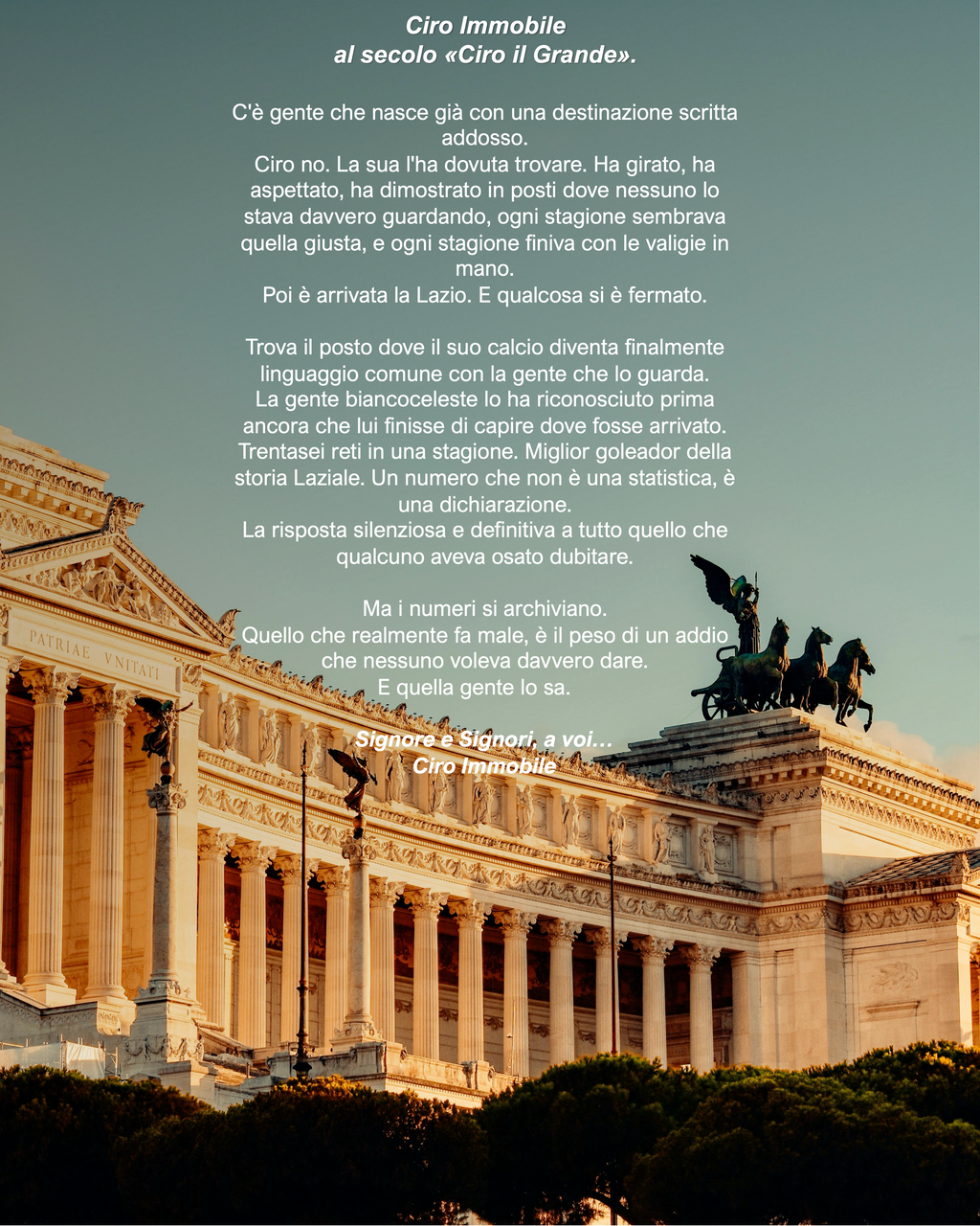Ciro Immobile X SS Lazio